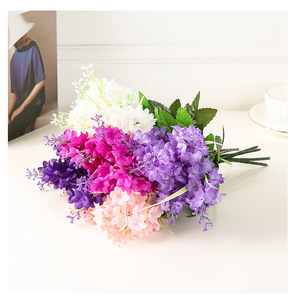 Fleurs artificielles <span class=keywords><strong>de</strong></span> jacinthe et d'<span class=keywords><strong>épi</strong></span> <span class=keywords><strong>de</strong></span> <span class=keywords><strong>blé</strong></span> en gros pour arrangements floraux <span class=keywords><strong>de</strong></span> séparation <span class=keywords><strong>de</strong></span> restaurant, bouquets <span class=keywords><strong>de</strong></span> décoration <span class=keywords><strong>de</strong></span> <span class=keywords><strong>mariage</strong></span> et <span class=keywords><strong>de</strong></span> maison - Product Image 4
