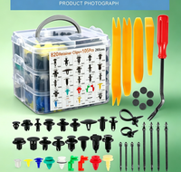 Kit de 925 clips de fixation pour carrosserie automobile, rivets universels en nylon pour panneaux de porte, garde-boue et pare-éclaboussures