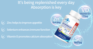 Les comprimés de vitamine <span class=keywords><strong>D</strong></span> de marque propre contiennent du zinc et du sélénium, des suppléments nutritionnels pour protéger la santé des os - Product Image 3