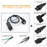 Europäisches Schuko-Stecker auf VDE-Stecker Stromkabel für Industrielle Anwendungen mit Kupferleiter und PVC-Isolierung