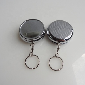 Wholesale OEM Best Pillbox Keyring Blank Promotional Souvenir Small Metal Pill Box Keychain