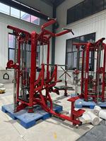 Equipo de Gimnasio Comercial de Alta Calidad, Multifuncional, de Uso Pesado, Tipo Jungle de 8 Estaciones, Unisex, con Sistema de Cables Cruzados y Pesas Libres