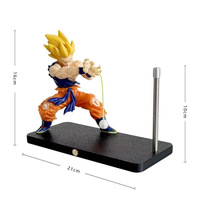 Lámpara de Escritorio Pequeña con Inducción Magnética y Atmósfera Saiyan de Goku