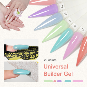 Bouteille ICE NOVA Gel constructeur universel 20 couleurs Extension rapide de Gel clous de renfort constructeur à nivellement automatique OEM personnalisé - Product Image 2