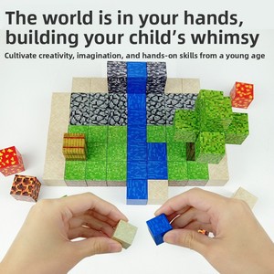 Degao My World Blocchi Magnetici in Plastica, Set Educativo per 0-3M, 2x2x2cm, Confezione Regalo Fai-da-Te - Popolare su Douyin e Red Note - Product Image 4