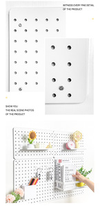 Organizzatore di stoccaggio per Garage multifunzionale con pannello Pegboard da parete a parete prezzo di fabbrica - Product Image 3
