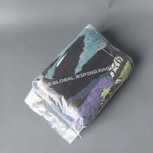 Trapos de Felpa de Algodón Puro Personalizables de Colores Mezclados, Trapos de Sudadera, Trapos de Corte para Limpieza de Máquinas - Product Image 1