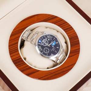 Relógio Quadrado de Madeira Personalizado de Alta Qualidade com Acabamento Brilhante, Luxuoso, Portátil, Ecológico, Artesanal, Marca DS, Multifuncional e à Prova de Choque - Product Image 4