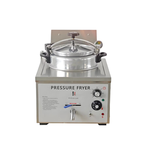 <span class=keywords><strong>Friteuse</strong></span> à pression électrique commerciale 16L en acier inoxydable <span class=keywords><strong>3000W</strong></span> pour poulet, type Henny Penny KFC, équipement de friture profonde - Product Image 2