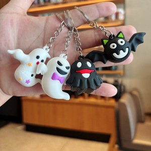 Porte-clés personnalisés Halloween, figurines PVC, dessins animés 3D, poupées, grands et <span class=keywords><strong>petits</strong></span> personnages noirs, <span class=keywords><strong>petits</strong></span> cadeaux - Product Image 4