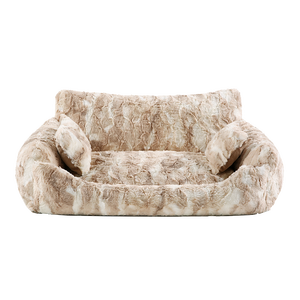 Canapé pour animaux de compagnie en peluche longue, doux, chaud et lavable, sur mesure, vente en gros, OEM & ODM - Product Image 6