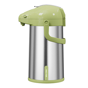 Jarra Térmica <span class=keywords><strong>Jeko</strong></span>&<span class=keywords><strong>Jeko</strong></span> de 3L con Recubrimiento de Vidrio Rojo, Dispensador de Café con Bomba, Regalo Empresarial, Botella de Vacío - Product Image 2