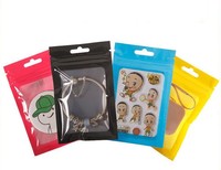 Sacs refermables en Mylar imprimés sur mesure pour téléphones portables, bijoux, boucles d'oreilles, sacs refermables en Mylar transparents pour cadeaux, anti-odeurs