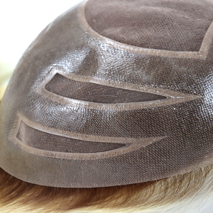 Prothèse capillaire personnalisée <span class=keywords><strong>pour</strong></span> <span class=keywords><strong>homme</strong></span>, contour frontal AA, base en PU durable et en dentelle mono respirante, système capillaire en cheveux humains <span class=keywords><strong>pour</strong></span> <span class=keywords><strong>homme</strong></span> - Product Image 5