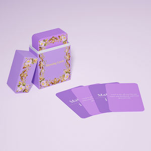 Cartes à jouer personnalisées d'impression de haute qualité, style frais, cartes de versets bibliques, cartes de prière saintes en carton de luxe avec boîte - Product Image 4