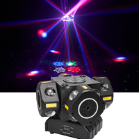 Projecteur LED à tête mobile DMX/à télécommande RGBW 4-en-1 avec effets stroboscopiques pour discothèques, bars, boîtes de nuit et éclairage de scène - Vente en gros usine