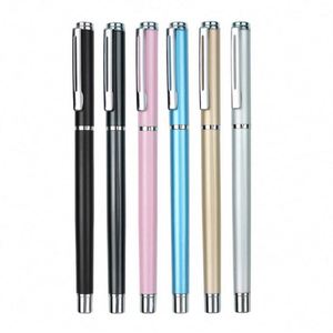 High Quality Slim Cross Style Logo Custom <b>Colors</b> Blue/Black Ink 1.0Mm Company Hotel Promotional Twist Metal Ball <b>Pen</b> - Product Image 3