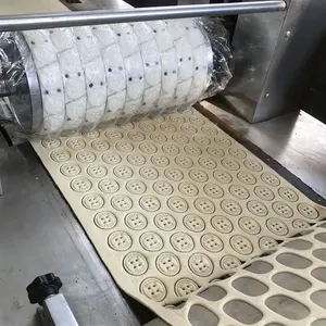 Hartkeks maschine kleine rotierende Kehl maschine Cookie Cracker Produktions linie essbare weiche und harte Keks maschine