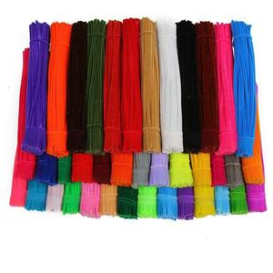 JiHE Atacado Alta Qualidade Baixo preço <span class=keywords><strong>Chenille</strong></span> Pipe Cleaners 6mm 7mm 8mm 12 mm <span class=keywords><strong>20mm</strong></span> cor <span class=keywords><strong>chenille</strong></span> hastes pipe cleaner fornecedores - Product Image 2