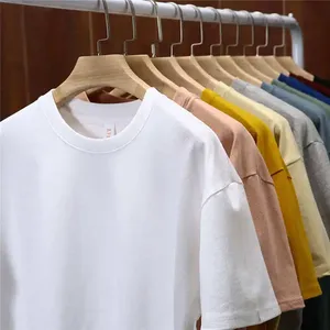Camisetas de Verano al por Mayor, de Algodón, con Logotipo Personalizado, Lisas, para Hombre, Talla Grande - Product Image 2