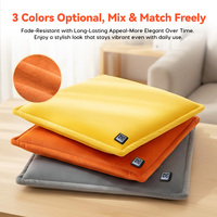 Coussin chauffant USB en velours personnalisable avec protection contre la surchauffe, coussin chauffant électrique pour la maison, le bureau, la conduite, les activités de plein air, le personnel, l'hiver