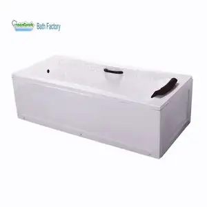 Three 3 Piece Wall Surround Onyx Square Acrylic Bathtub 150x70 cm