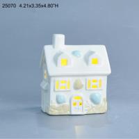 Lumière de festival de maison en porcelaine moderne LED écologique en céramique décoration de Noël cadeau Diwali direct d'usine