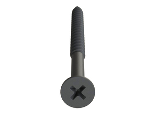 สกรูหัวจมด้วยตนเองสกรูไม้หัวตั้วสีดำสำหรับงานไม้ - Product Image 2