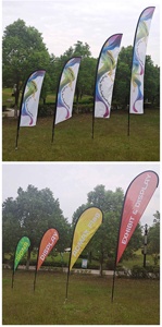 <span class=keywords><strong>Teardrop</strong></span> Cờ Và Biểu Ngữ Ngoài Trời Tùy Chỉnh Phần Cứng Cửa Hàng Thiết Kế In Ấn Quảng Cáo Bãi Biển Lông Cờ - Product Image 6