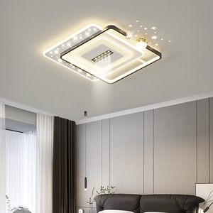 โถงไฟ LED โถงไฟเพดานโทโฮ 60x60 ซม. ป้องกันดวงตาแบบเต็มสเปกตรัม โคมไฟห้องนั่งเล่นห้องนอนเรียบง่ายทันสมัย - Product Image 1