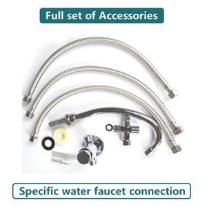 Lavamanos Moderno de Acero Inoxidable, Montado en la Pared, con Accionamiento por Rodilla y Desagüe, <span class=keywords><strong>para</strong></span> Uso Industrial en Cocinas - Product Image 3