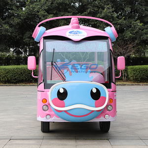 Autobús Turístico Eléctrico Convertible Rosa Coral de 8, 11 y 14 Asientos |   Minibús Turístico Temático para Resorts Costeros y Aventuras Urbanas - Product Image 3