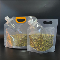 Meilleures ventes en Afrique 2026 – Sac transparent à bec verseur pour emballage liquide (eau, huile, lait, café, vin, jus) – 1L, 3L, 5L, 10L