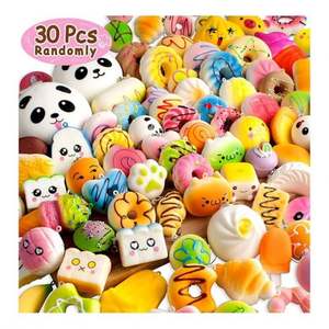 Toysrunner Soft TPR Material Squeeze Toys 24PCS Mini Squishy Fruit Food Collection for Sensory Fidget <b>Play</b> <b>5</b>+ Years Custom Logo - Product Image 4