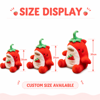 Boneka Hiu Cabai Merah Custom Langsung dari Pabrik, Isian Kapas, Kain Super Lembut - OEM/ODM untuk Merek Label Pribadi, Pesanan Grosir