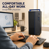 Ordinateur de bureau Hygon pour l'achat groupé gouvernemental des écoles, 8 Go de RAM, SSD 512 Go, GPU dédié 2 Go, moniteur, logo personnalisé, ordinateur de bureau Linux