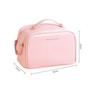 <b>Large</b> Capacity Soft PU Custom OEM Brand Anhui Origin <b>Makeup</b> Organizer <b>Bag</b> Candy Pattern Fashionable Zipper Closure for Everyday - Product Image 6