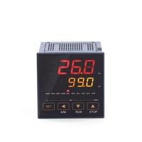 Controlador de Temperatura PIDMaxwell PU90 con Función de Rampa y Soporte, Programable en 30 Segmentos con Software Gratuito para una Programación Sencilla