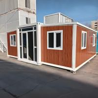 Maison préfabriquée en conteneur de 20 pieds à faible entretien pour l'hébergement commercial dans les zones touristiques
