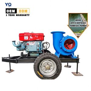 Pompe à flux mixte HW, pompe à eau à grand débit entraînée par un moteur électrique pour l'irrigation agricole et le drainage des inondations - Product Image 5