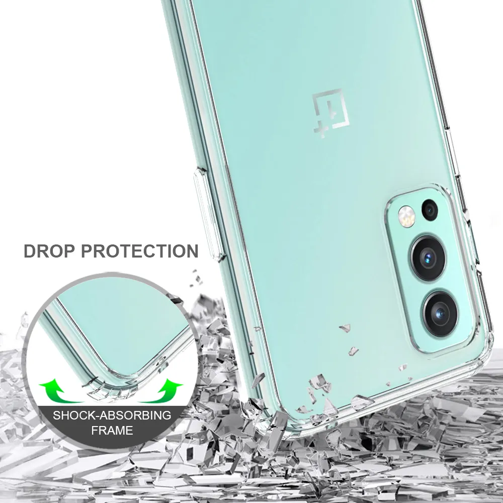 Bayer TPU HQ Anti Yellow Acrylic TPU Back Cover Case For OnePlus Nord 2 5G