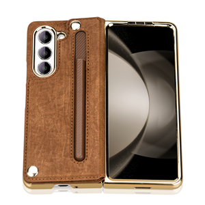 เคสพรีเมียมออลอินวันพร้อมฟิล์มกันรอยในตัวสำหรับ Samsung Galaxy Z Fold 7 Fold 6 Fold 5, ป้องกันการกระแทกแบบเต็มตัว - Product Image 3