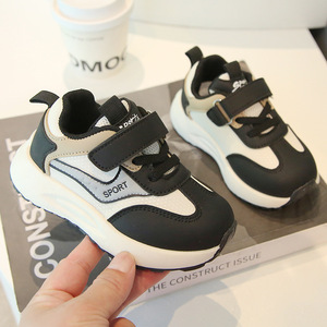 Chaussures de sport printemps-automne pour enfants, baskets style papa pour garçons, chaussures blanches respirantes et écologiques pour filles, semelle souple et chaude, légères et décontractées pour bébés - Product Image 4