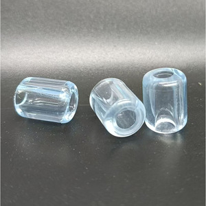 Perles transparentes rondes à pied ouvert, antidérapantes, de type crochet, pour accessoires de fixation de supports de rangement en plastique - Product Image 2