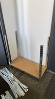 Étagère métallique robuste à 5 niveaux, unité de rangement en acier réglable, étagère utilitaire polyvalente pour l'organisation de la maison