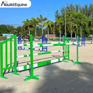 Barriera per Salto Equestre a Forma Semplice Resistente ai Raggi UV con Binario a Occhiello - Product Image 2