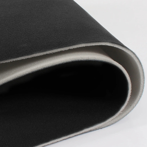100% Polyester Wildleder Auto-Dachhimmelstoff Schaumstoffrückseite Vliesstoff Innenraum-Ersatzmaterial für Auto/LKW/SUV/Wohnmobil-Dach Schwarz - Product Image 2