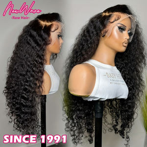 Perruque Premium Longue Sans Colle Pré-coupée Pré-décolorée Pré-épilée en <span class=keywords><strong>Cheveux</strong></span> Humains Vierges Indiens avec Fermeture en Dentelle HD Transparente Prête à Porter Effet Mouillé - Product Image 4