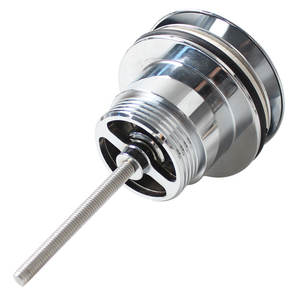 WaiiHO 17 - Tapón de desagüe emergente de latón cromado de cabeza grande, accesorios duraderos para fregadero con filtro para lavabo - Product Image 2