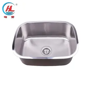 Kitchen Single Sink Hot Sale Custom Single Bowl 1 Piece Stretch Molding Sus 304 Kitchen Sink